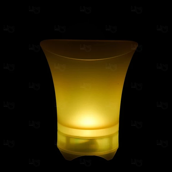 Champanheira com Speaker Bluetooth e Luzes LED Personalizada 