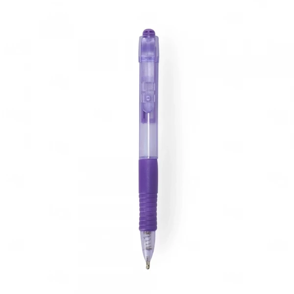 Caneta Plástica com Grip Emborrachado Personalizada 