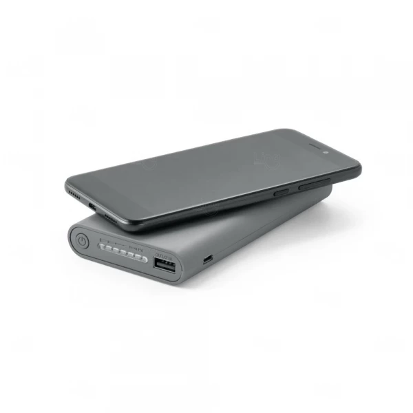 Bateria Portátil Wireless Personalizada - 10.000mAh 