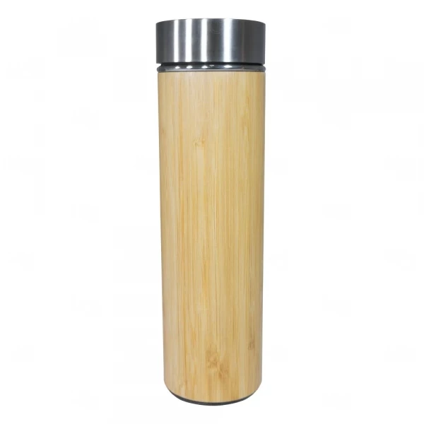 Garrafa Ecológica Personalizada de Bambu com Infusor - 500ml 