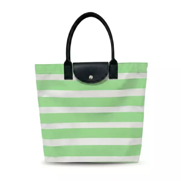 Sacola Listrada em Nylon Personalizada - 45 x 40 cm 