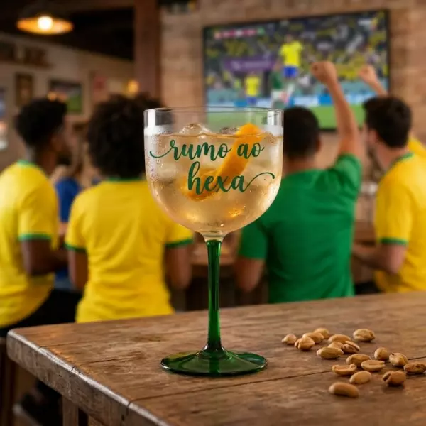 Taça de Gin 550ml em Plástico Personalizada