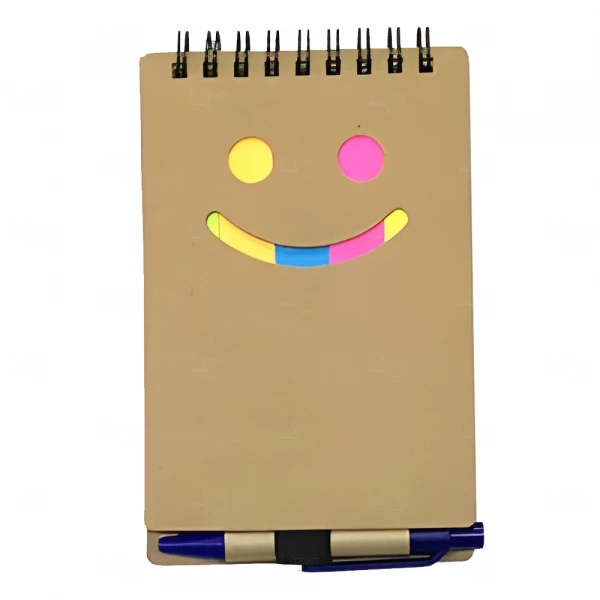 Bloco de Anotações com Autoadesivos Personalizado - 14 x 10 cm 