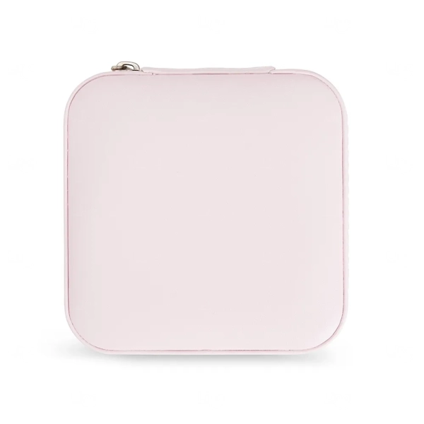 Porta-Joias em Couro Sintético Personalizado - 5x10x10cm 