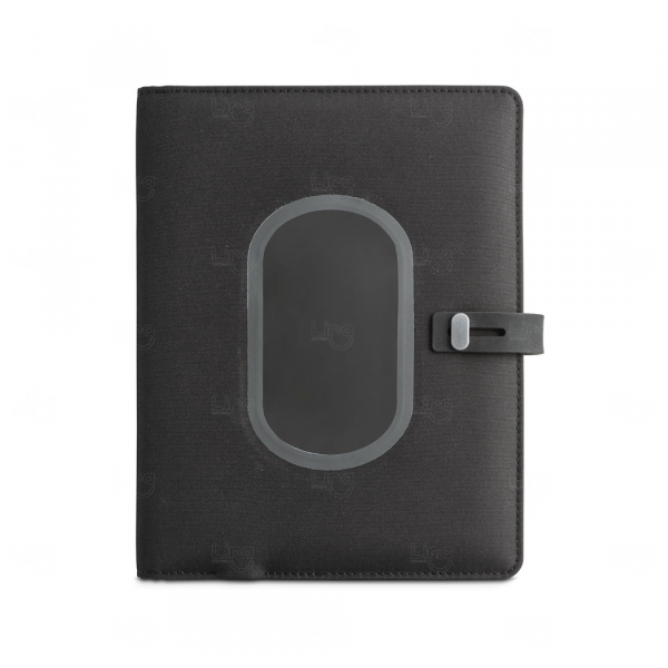 Pasta A5 com Carregador Wireless Personalizada 