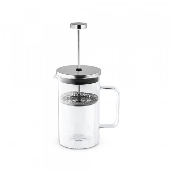 Cafeteira Prensa Francesa 600 ml em Vidro e Inox 