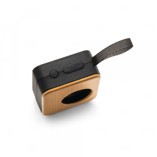 Caixa de Som Personalizada Portátil c/ Bambu 
