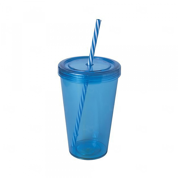 Copo com Canudo Personalizado - 700ml 