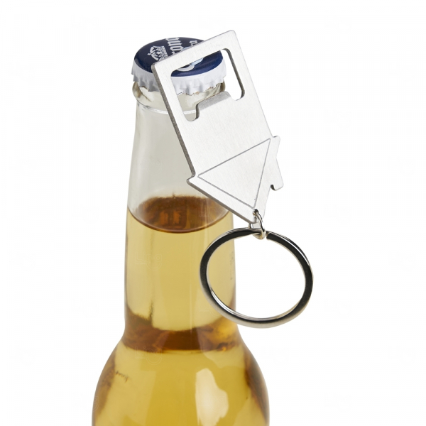 Chaveiro Abridor Casa em Inox Personalizado 