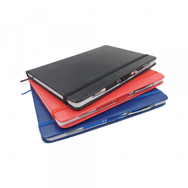 Moleskine com Caneta Personalizado - 21 x 14,5 cm 
