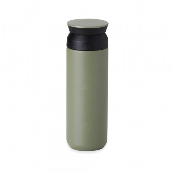 Garrafa Térmica 470ml Inox com Tampa Dupla Personalizada 