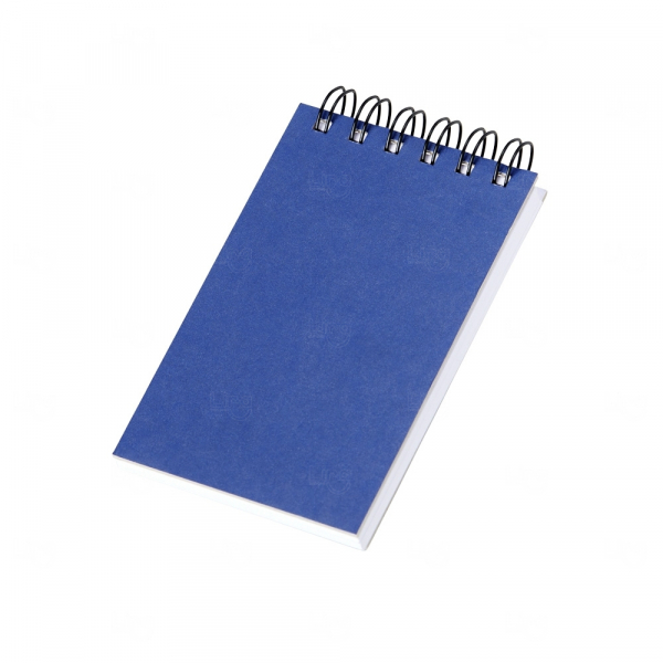 Bloco de Anotações Ecológico com Wire‑o Personalizado - 15x8,5cm 