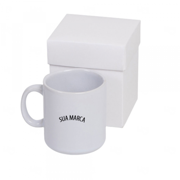 Kit Caneca 280ml Personalizada com Caixa Presente