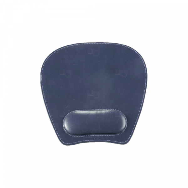 Mouse Pad Personalizado com Apoio em Couro Sintético 