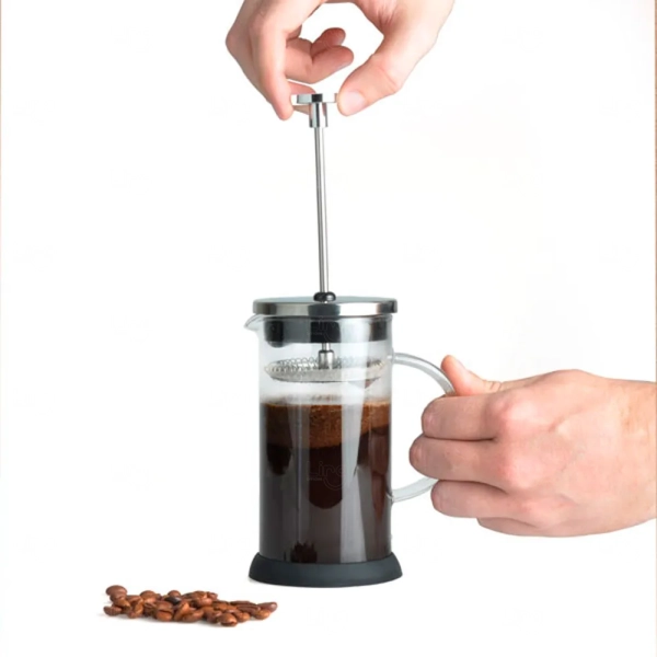 Kit Café Personalizado com Prensa Francesa, Caneca e Bandeja 