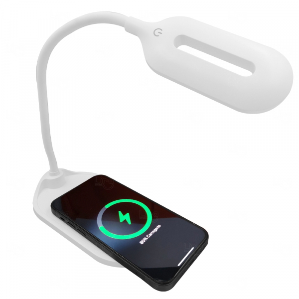 Lâmpada LED com Carregador por Indução Personalizada
