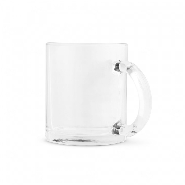 Caneca de Vidro 350ml Personalizada 