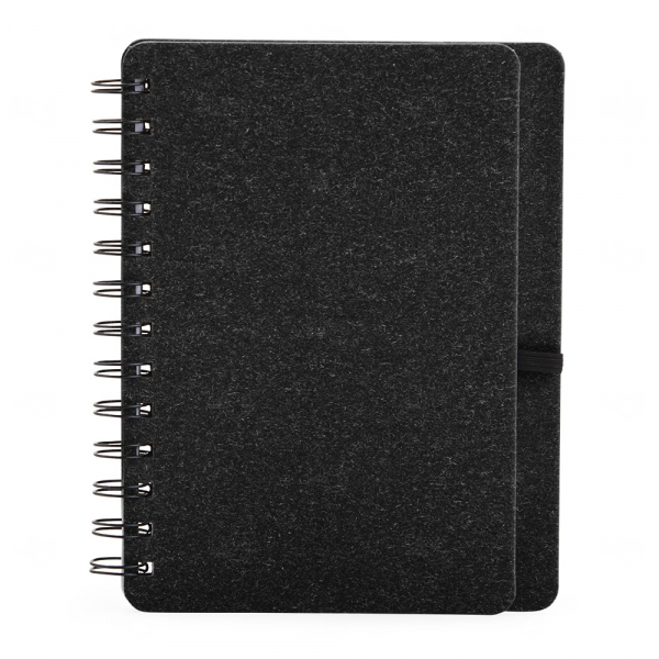 Caderneta B6 Kraft com Wire-o Personalizada - 17,5 x 13,5 cm 