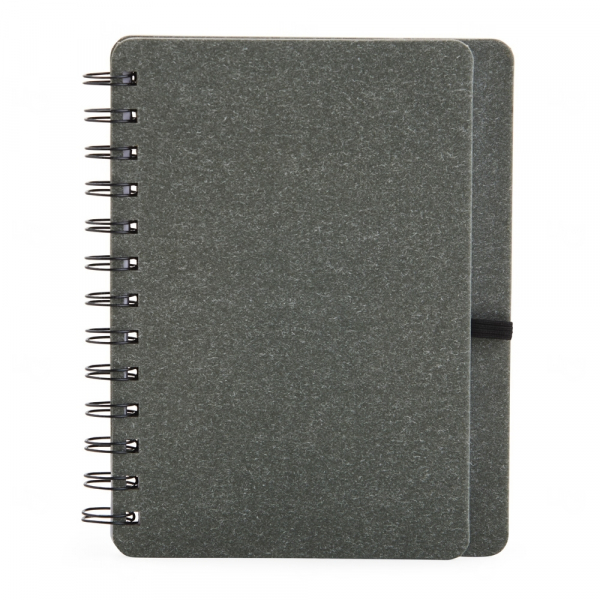 Caderneta B6 Kraft com Wire-o Personalizada - 17,5 x 13,5 cm 