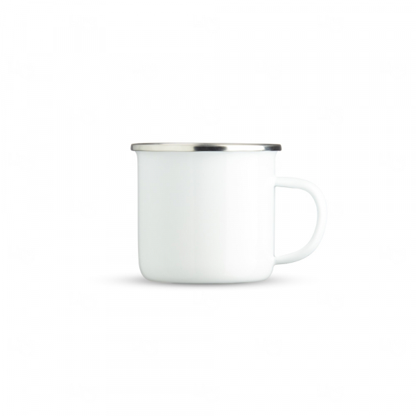 Caneca Inox Esmaltada 370ml Personalizada 