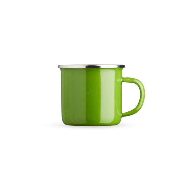 Caneca Inox Esmaltada 370ml Personalizada 
