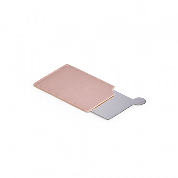 Espelho de Bolso em Aço Inox Personalizado 