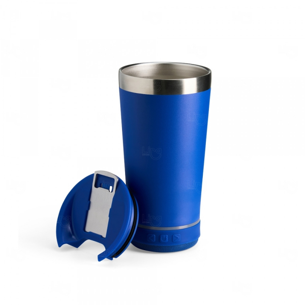 Copo Térmico com Caixa de Som 400ml Personalizado 