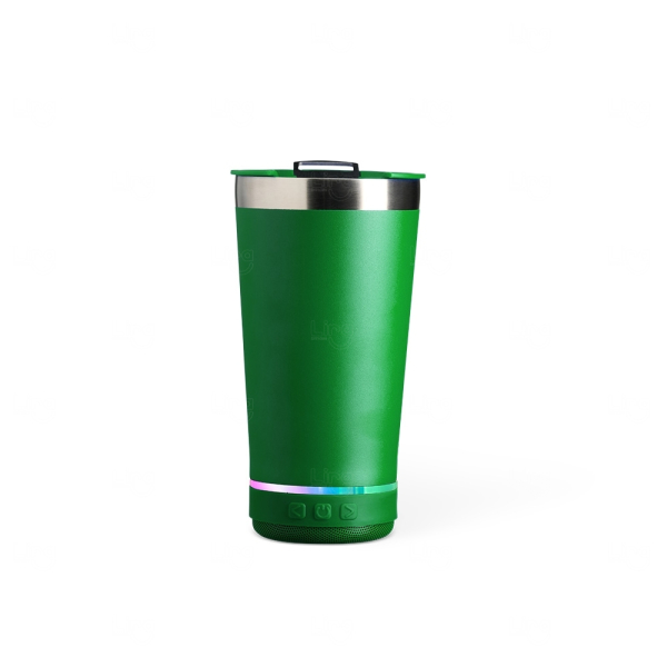 Copo Térmico com Caixa de Som 400ml Personalizado 
