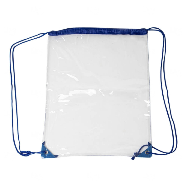 Sacochila Transparente Personalizada - 46 x 34 cm 