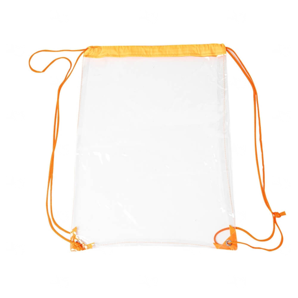 Sacochila Transparente Personalizada - 46 x 34 cm 