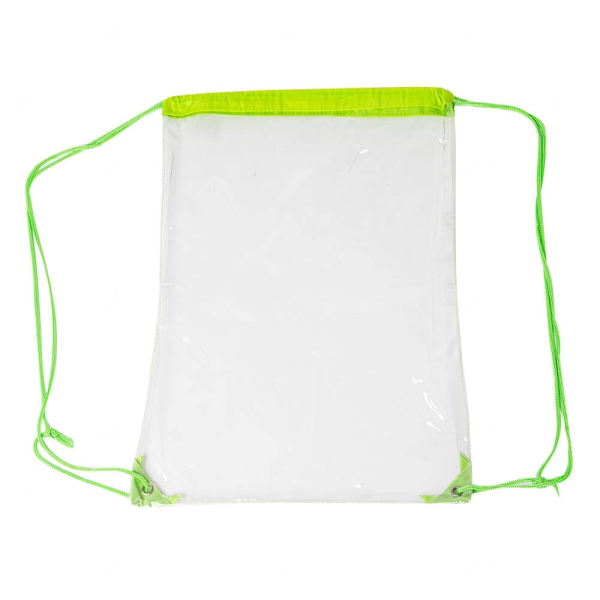 Sacochila Transparente Personalizada - 46 x 34 cm 