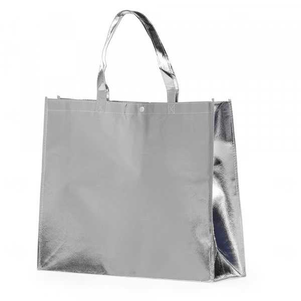 Sacola TNT Metalizada Personalizada - 40,5 x 50 cm 