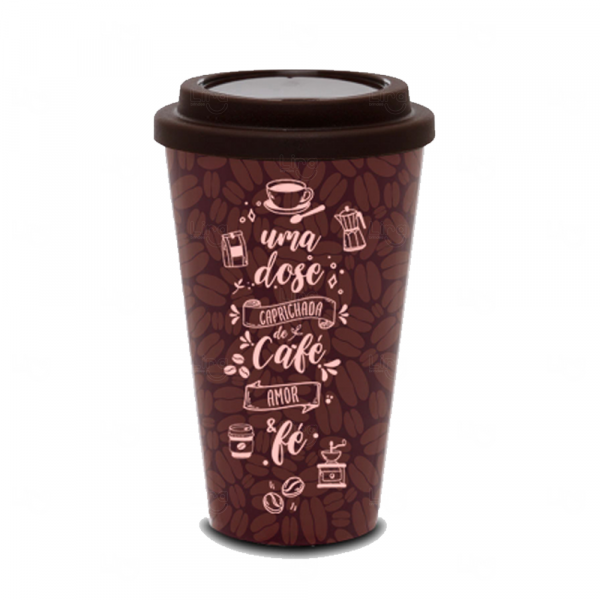 Copo de Fibra de Arroz In Mold Label 550ml Personalizado 