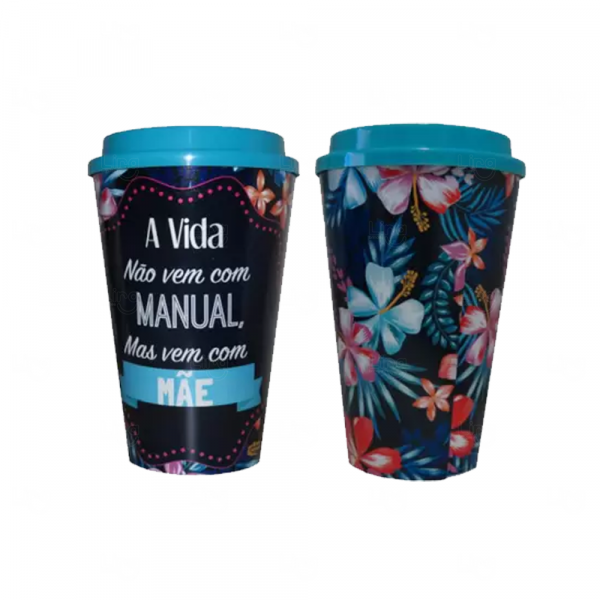 Copo de Fibra de Arroz In Mold Label 550ml Personalizado 