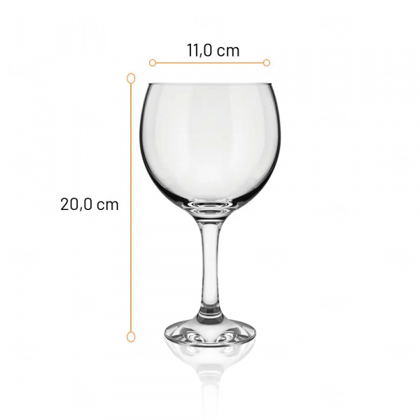 Taça de Gin 600ml em Vidro Personalizada 