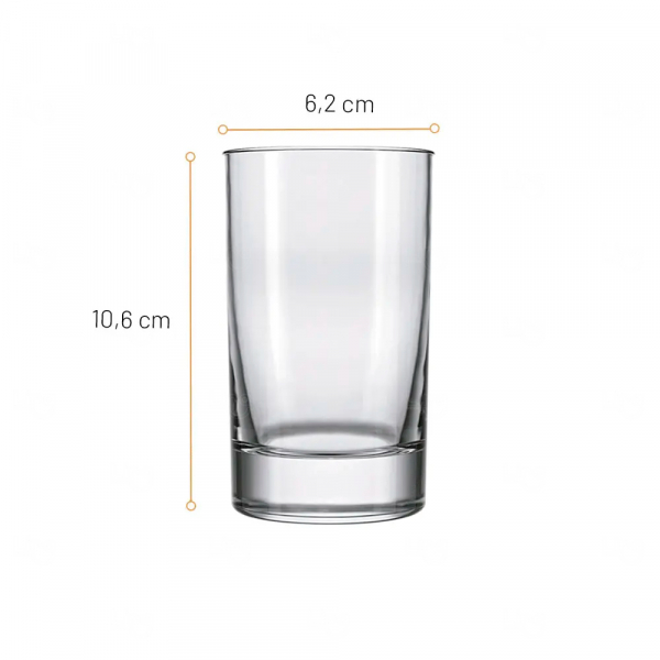 Copo de Vidro para Suco 200 ml Personalizado 