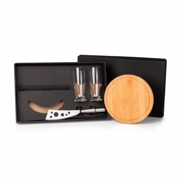 Kit Queijo e Cerveja Personalizado - 4 Peças