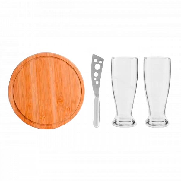 Kit Queijo e Cerveja Personalizado - 4 Peças 