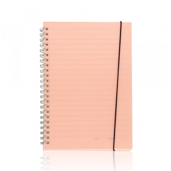Caderno Personalizado A5 com Capa Plástica - 21 x 15 cm 