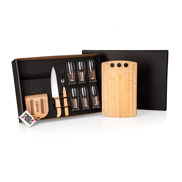 Kit Churrasco, Cerveja e Truco - 10 Peças - Personalizado 