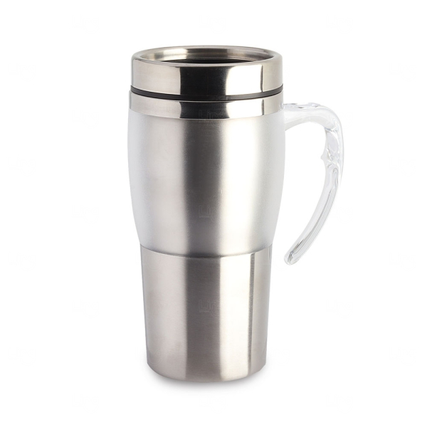 Caneca Inox e Acrílico 450ml Personalizada 