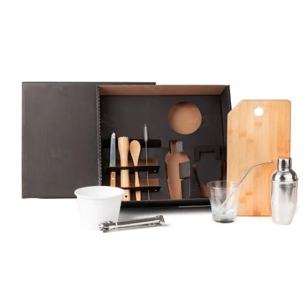 Kit Para Caipirinha Com Balde Personalizado - 10 Pçs