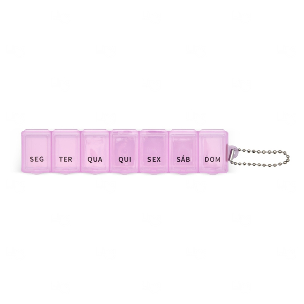 Porta Comprimidos Plástico Semanal Personalizado - 10ml 