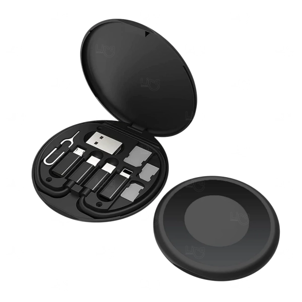 Kit Case Adaptadores Celular 6 em 1 Personalizado 