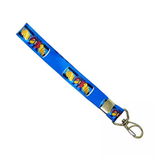 Chaveiro de Fita com Mosquetão Personalizado - 2x15cm 