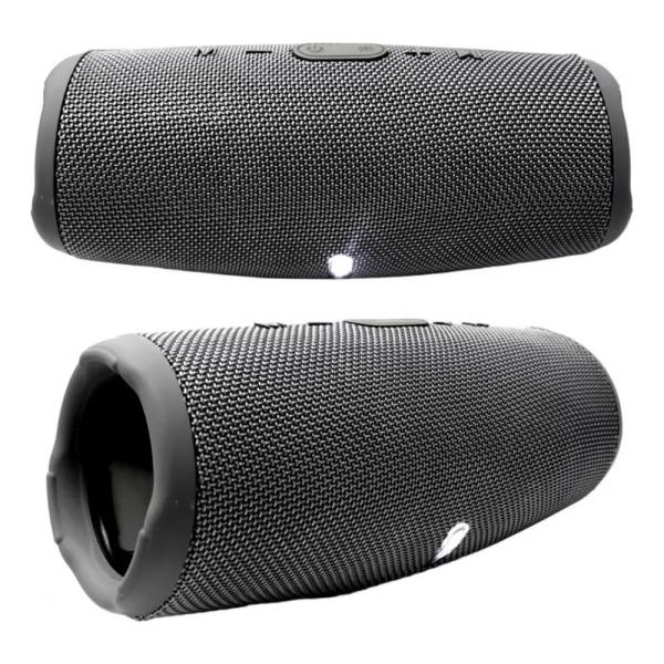 Caixa de Som Bluetooth Personalizada Cinza