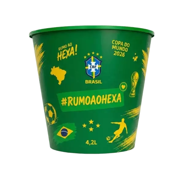 Balde de Pipoca 4,2L Personalização Total 