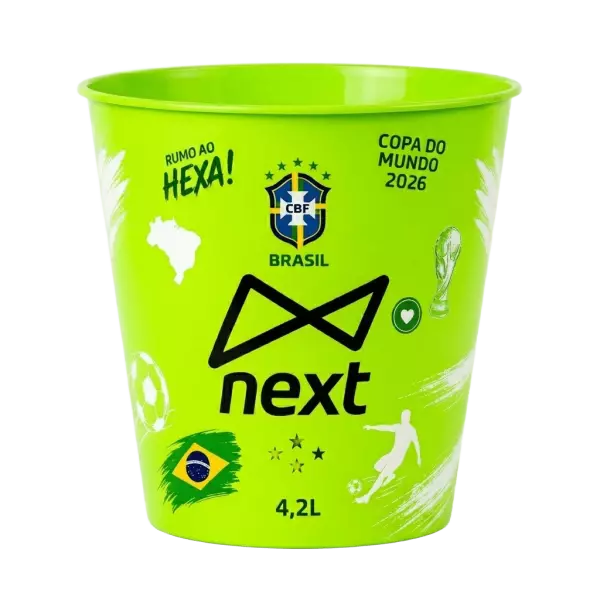 Balde de Pipoca 4,2L Personalização Total 
