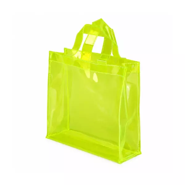 Sacola em PVC Translúcida Personalizada - 41 x 37 cm 