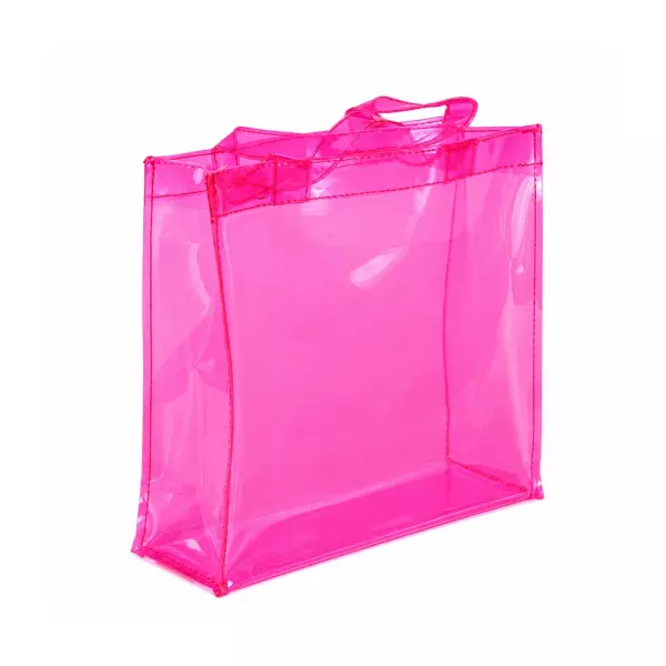Sacola em PVC Translúcida Personalizada - 41 x 37 cm 
